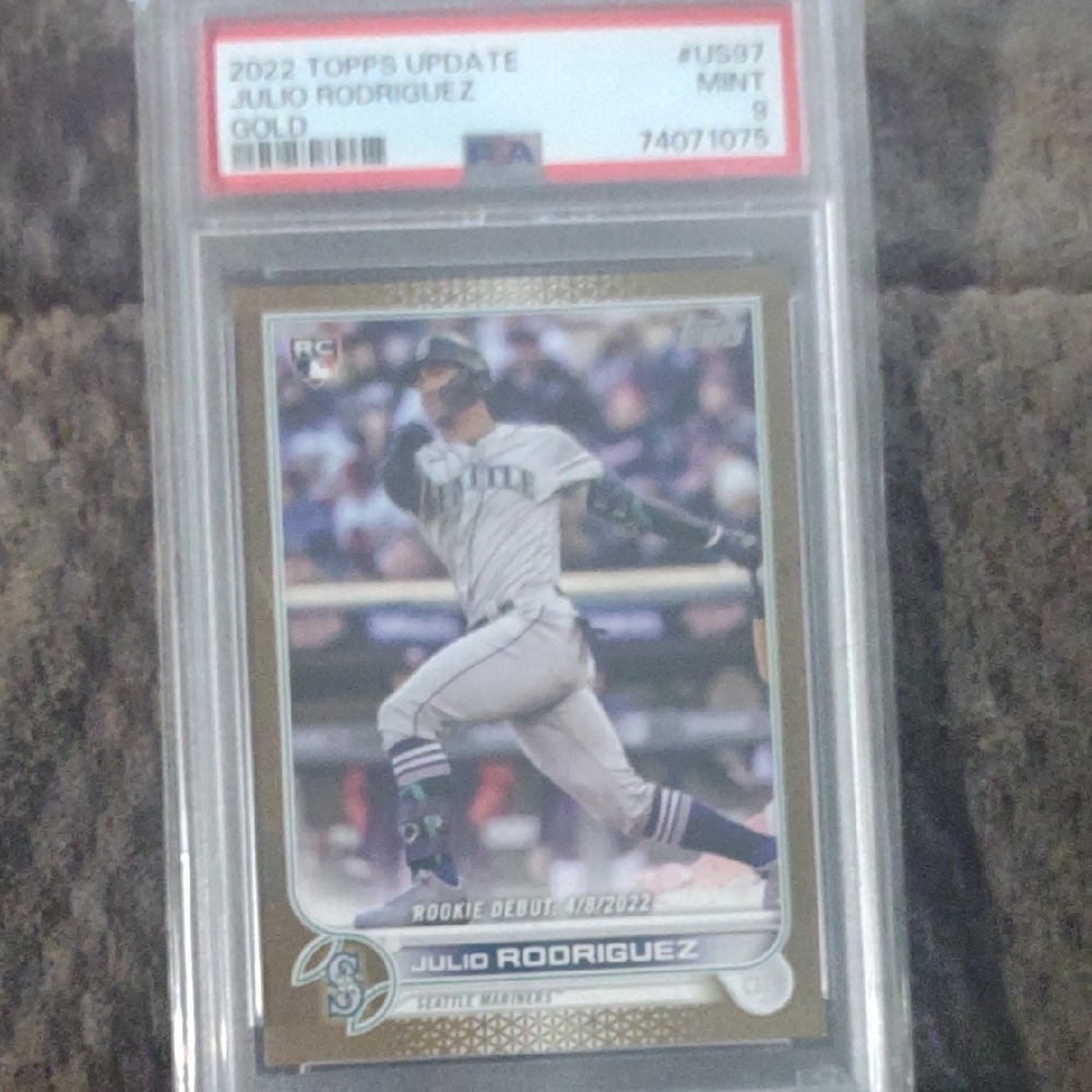 2022 Topps Update Julio Rodriguez Gold Card